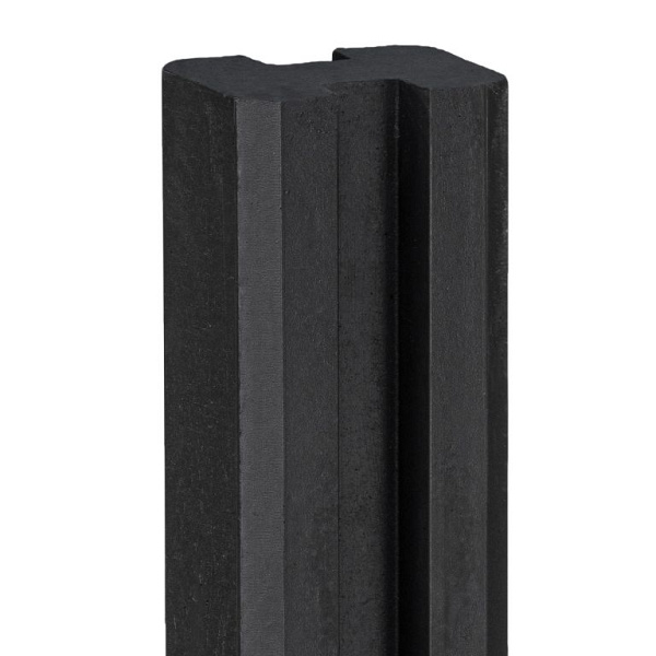 Berton©-sleufpaal Dinkel antraciet gecoat 11,5 x 11,5 x 277 cm tussenmodel