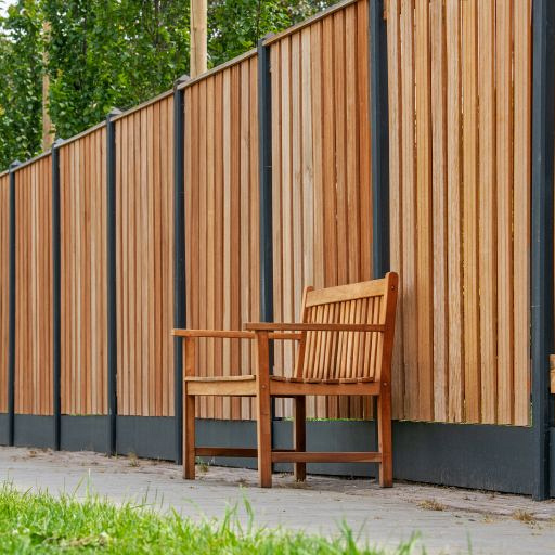 Berton©-onderplaat antraciet gecoat H24 x D3,5 x L180 cm