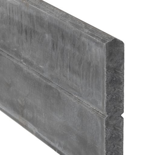 Berton©-motiefplaat smal antraciet H26 x D3,5 x L184 cm blokhutprofiel