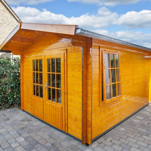 Blokhut - Tuinhuis Julia | 40 mm | vuren Red Class Wood geïmpregneerd