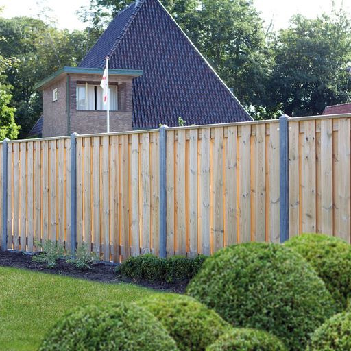 Berton©-paal IJssel antraciet diamantkop 10x10x280 cm tussenmodel