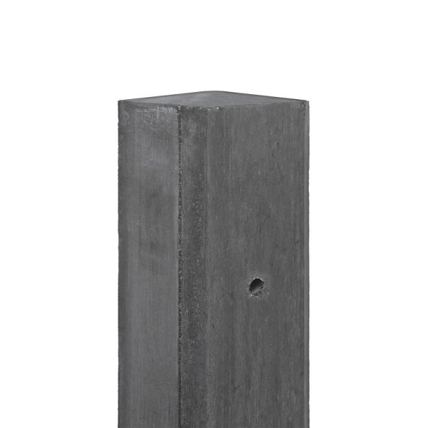 Berton©-paal IJssel antraciet vlakke kop 10x10x280 cm tussenmodel