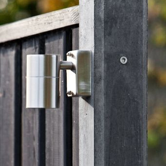 Berton©-paal IJssel antraciet diamantkop 10x10x280 cm kabeldoorvoer