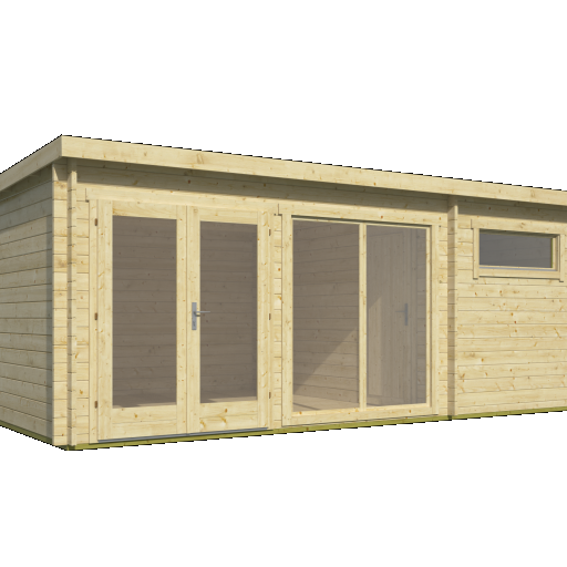 Blokhut - Tuinhuis Flow 2.0 | 40mm | vuren onbehandeld