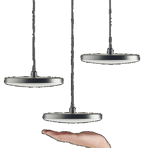 In-Lite Disc Pendant 100-230V Triple