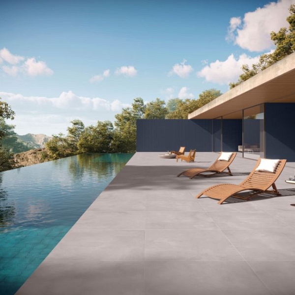 GeoCeramica® 60x60x4 QUAD COOL GREY