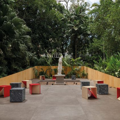 GeoCeramica® 60x60x4 QUAD COOL GREY