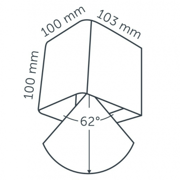 In-Lite Ace Down 100-230V Corten