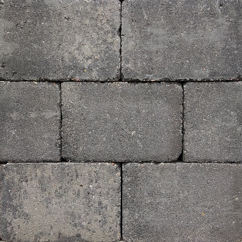 Stonique trommel 20x30x6 cm grijs/zwart