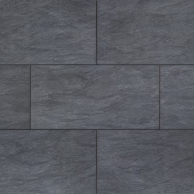 Keramische tegel 40x80x2 cm Trentino Nero
