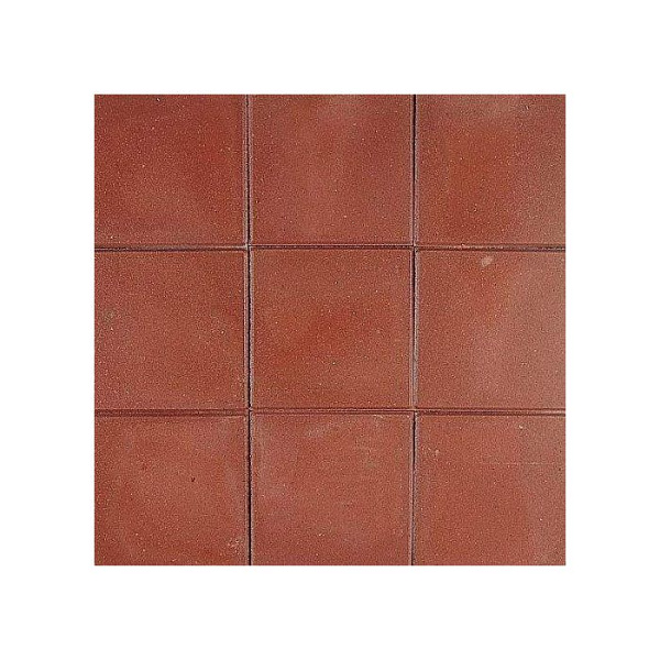 Tegel 30x30x4,5 cm rood met pallet (4x4x4) (120 stuks per pak)