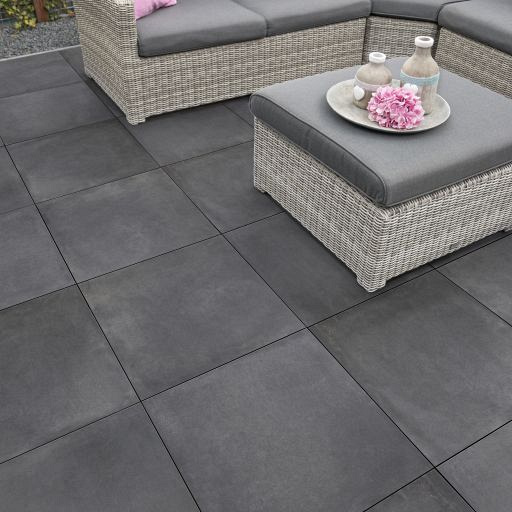 Ceraton 60x60x4 cm Cemento Anthracite (OP=OP)