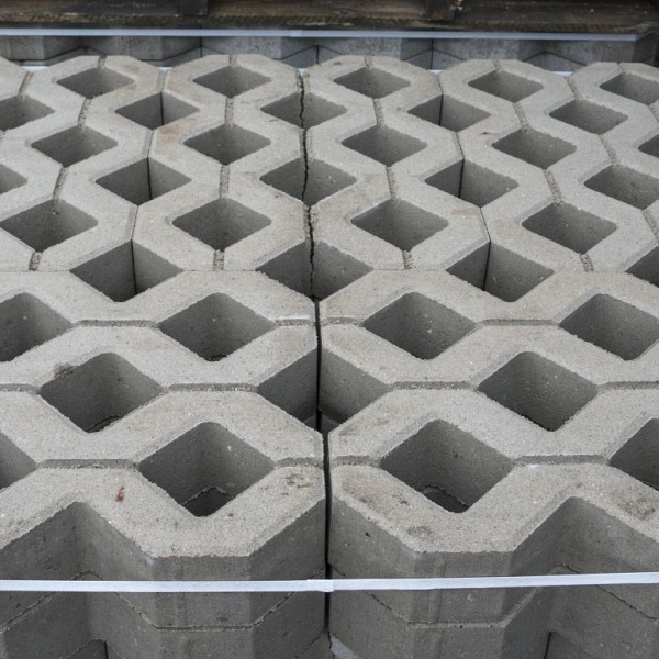 Grastegel *Redsun* Beton 40x60x10 cm Grijs