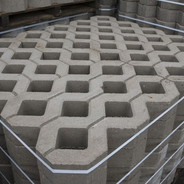 Grastegel *Redsun* Beton 40x60x10 cm Grijs