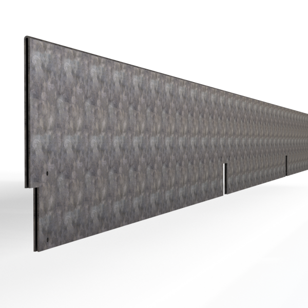 Kantopsluiting Double 300x16,5 cm - VERZINKT