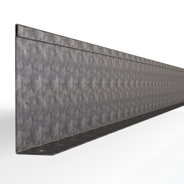 Kantopsluiting Single (flg) 300x16,5 cm - VERZINKT