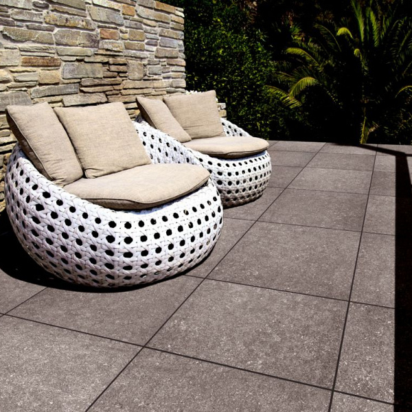 GeoCeramica® 60x60x4 BB stone Dark Grey