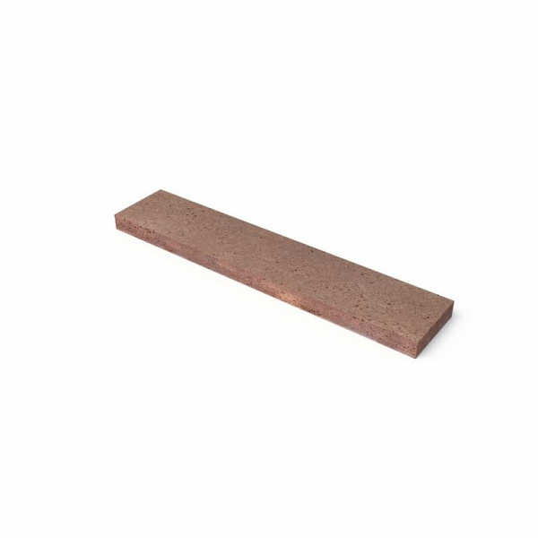 Schellevis Oud Hollandse tegel/opsluiting 100x20x5 cm roodbruin