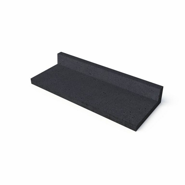 Schellevis Oud Hollandse traptrede L-vorm 100x40x15 cm carbon