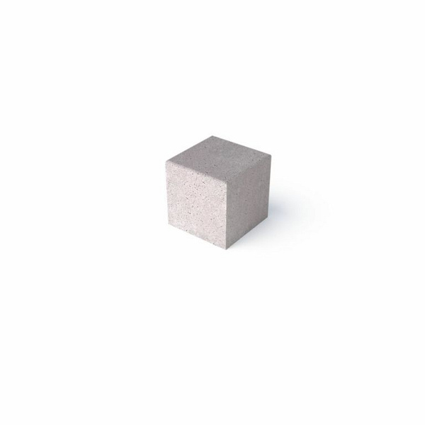 Schellevis Oud Hollandse zitelement vierkant 50x50x50 cm grijs