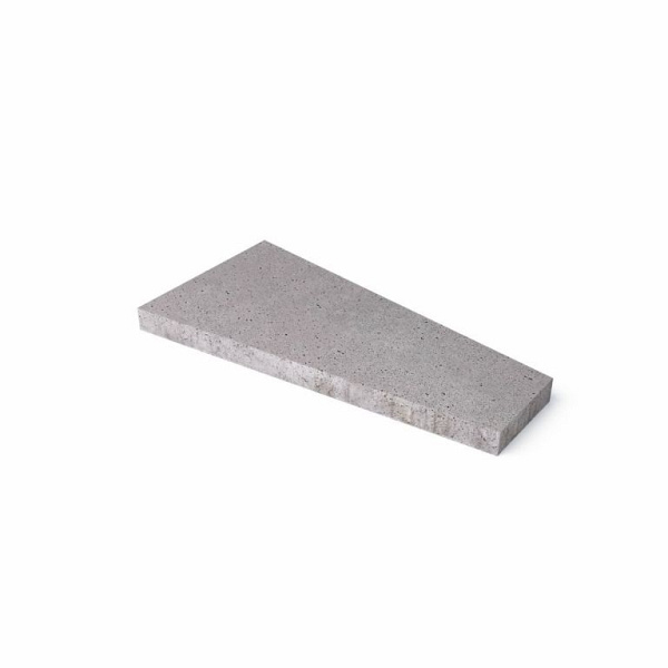 Schellevis Oud Hollandse trapezium 120x60/30x8 cm grijs