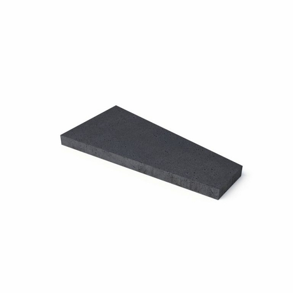 Schellevis Oud Hollandse trapezium 120x60/30x8 cm antraciet
