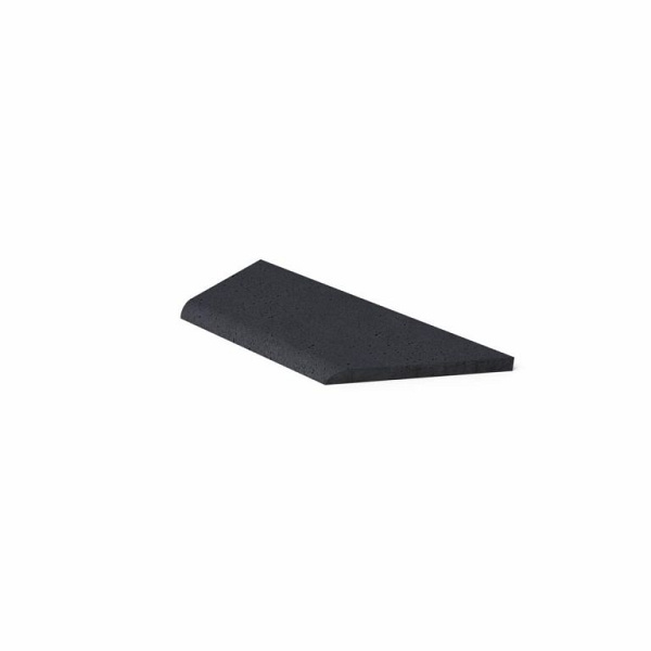 Schellevis Oud Hollandse zwembadrand hoek links (100/60x40x5 cm) carbon