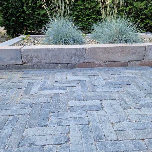Stonique trommel waalformaat 7 cm grijs/zwart