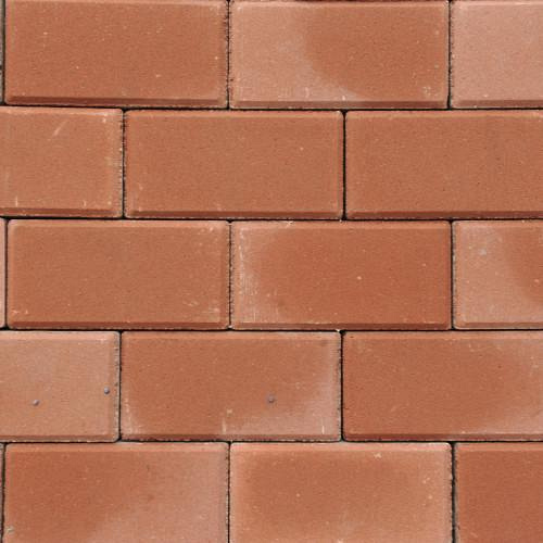 Halve Betonklinkers *Excluton* 10,5x10,5x8 cm Rood