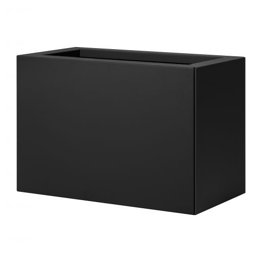 Plantenbak Vlak Grafietzwart 60x30x40 cm