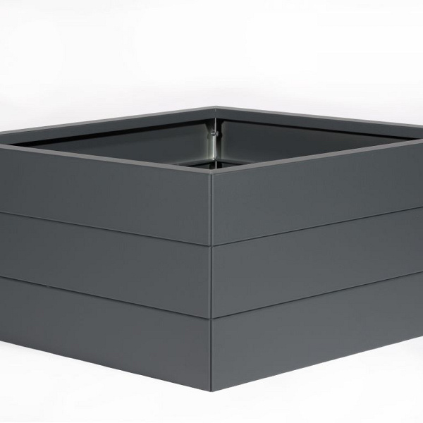 Plantenbak Modulair Antraciet 120x120x42 cm