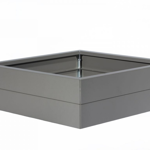 Plantenbak Modulair Taupe 120x120x28 cm