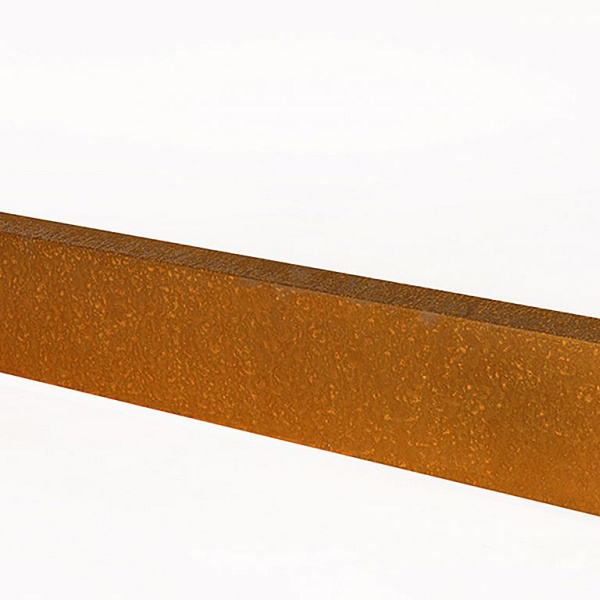 Uprofiel ongelijkzijdig opsluitband 6cm 300x4,6x19,6x6,4 - CORTEN