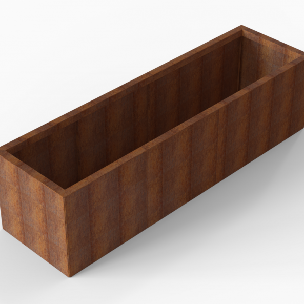 Plantenbak Module+ Corten 210x60x56 cm - CORTEN