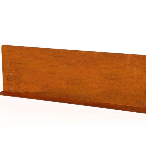 Kantopsluiting Stroke (flg) 300x16,5 cm - CORTEN