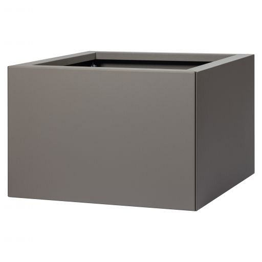 Plantenbak Vlak Taupe 60x60x40 cm