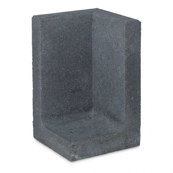 HOEK L-Element Antraciet H=120 x B=50/50 x V=50 cm (D)
