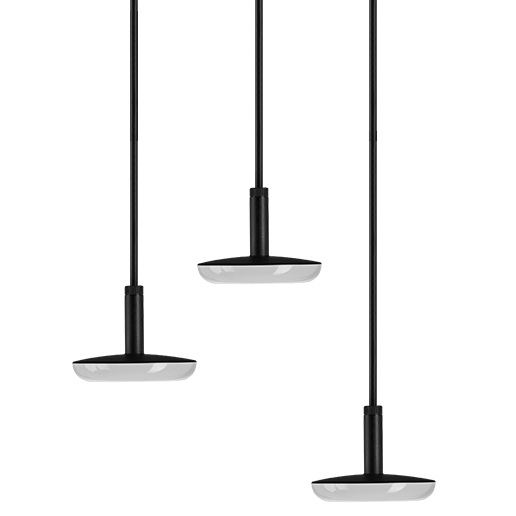 In-Lite Sway Pendant Ext 100-230V Black (Without Base)