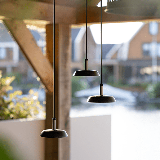 In-Lite Sway Pendant Black 100-230V (Without Base)