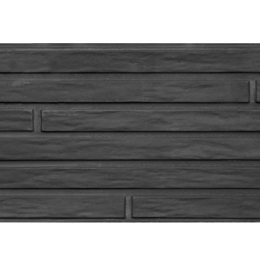 Berton©-motiefplaat smal antraciet gecoat H26 x D3,5 x L184 cm Lungo