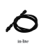 in lite cbl ext cord 1mtr