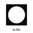 in lite plate 1 black