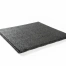 rubber veiligheidstegel zwart 50x50x2 5 cm