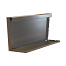 bloembak module parallel paneel e 60x42 cm l   corten