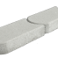 kantsteen graskant grijs 22x12x4.5 cm