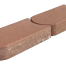 kantsteen graskant rood 33x16x4.5 cm