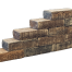 pilestone line walnut 40x15x10 cm