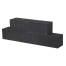 patioblok linea block antraciet 15x15x45 cm strak