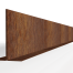 kantopsluiting double flg 300x16 5 cm   corten
