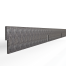kantopsluiting double 300x10 cm   verzinkt